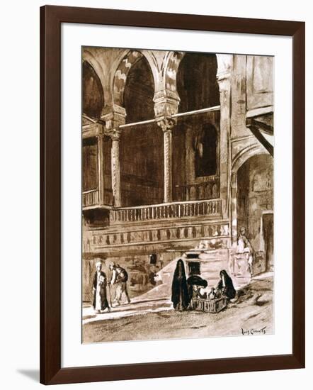 The House of the Qadi (Beit El-Qad), Cairo, Egypt, 1928-Louis Cabanes-Framed Giclee Print