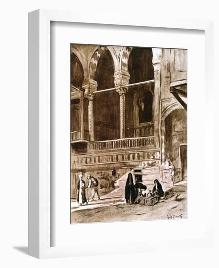 The House of the Qadi (Beit El-Qad), Cairo, Egypt, 1928-Louis Cabanes-Framed Giclee Print