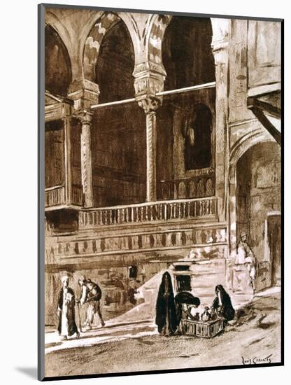 The House of the Qadi (Beit El-Qad), Cairo, Egypt, 1928-Louis Cabanes-Mounted Giclee Print