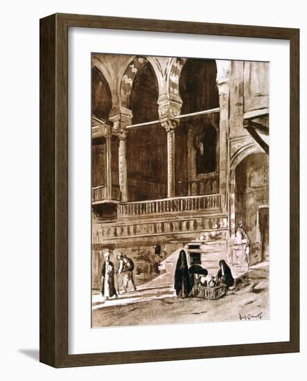 The House of the Qadi (Beit El-Qad), Cairo, Egypt, 1928-Louis Cabanes-Framed Giclee Print