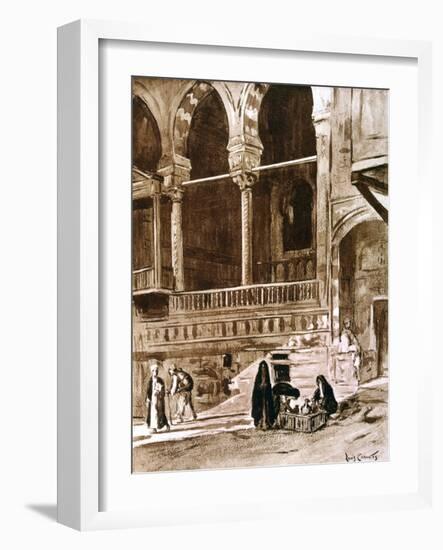 The House of the Qadi (Beit El-Qad), Cairo, Egypt, 1928-Louis Cabanes-Framed Giclee Print