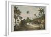 The House of the Tamaha, Moua, Tonga, 1830-Louis Auguste de Sainson-Framed Giclee Print