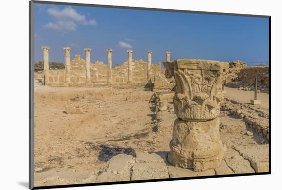 The House of Theseus in Paphos Archaeological Park, Paphos, Cyprus-Chris Mouyiaris-Mounted Photographic Print