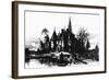 The House of Usher, Illustration from 'The Works of Edgar Allan Poe', 1884-Robert Swain Gifford-Framed Giclee Print