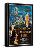 The House on Haunted Hill, Vincent Price, 1959-null-Framed Stretched Canvas