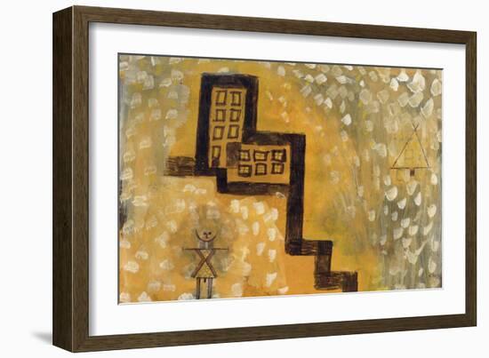 The House on the Hill-Paul Klee-Framed Giclee Print