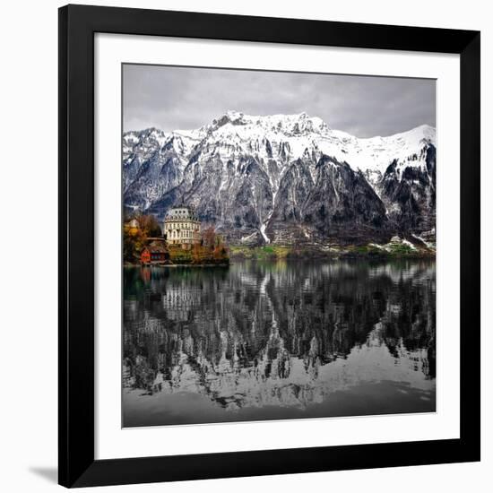 The House on the Lake-Philippe Sainte-Laudy-Framed Photographic Print