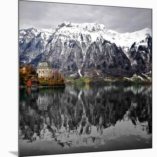 The House on the Lake-Philippe Sainte-Laudy-Mounted Photographic Print