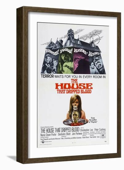 The House That Dripped Blood-null-Framed Art Print