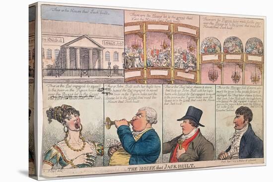 The House That Jack Built, Published by Walker in 1809-James Gillray-Stretched Canvas