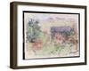 The House Through the Roses, C.1925-26-Claude Monet-Framed Giclee Print