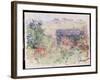 The House Through the Roses, C.1925-26-Claude Monet-Framed Giclee Print