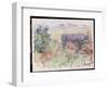 The House Through the Roses, C.1925-26-Claude Monet-Framed Giclee Print