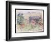 The House Through the Roses, C.1925-26-Claude Monet-Framed Giclee Print