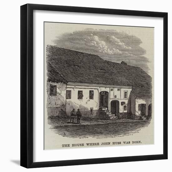 The House Where John Huss Was Born-null-Framed Giclee Print