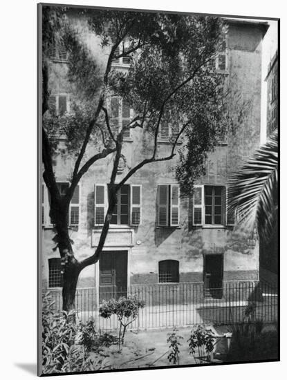 The House Where Napoleon Was Born, Ajaccio, Corsica, 1937-Martin Hurlimann-Mounted Giclee Print