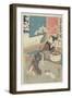 The House Woman Kaji, 1843-1847-Utagawa Kuniyoshi-Framed Giclee Print