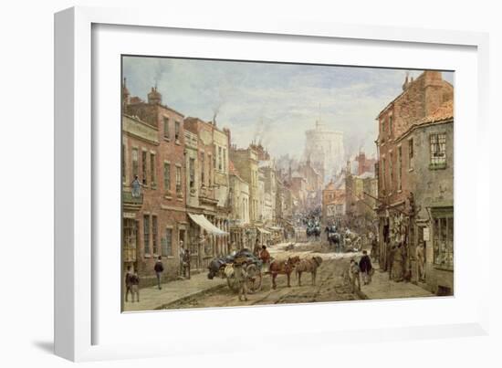 The Household Cavalry in Peascod Street, Windsor-Louise J. Rayner-Framed Giclee Print