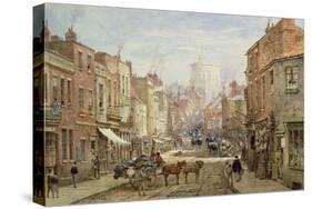 The Household Cavalry in Peascod Street, Windsor-Louise J. Rayner-Stretched Canvas