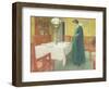 The Household (Lisbeth Setting the Table) by Carl Larsson-null-Framed Photographic Print