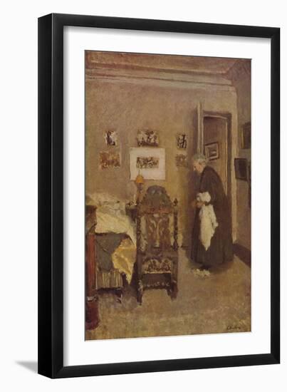 'The Housekeeper (About 1925)', c1925, (1946)-Edouard Vuillard-Framed Giclee Print