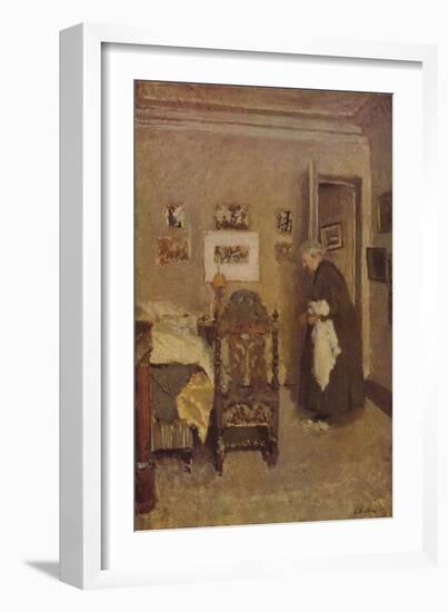 'The Housekeeper (About 1925)', c1925, (1946)-Edouard Vuillard-Framed Giclee Print