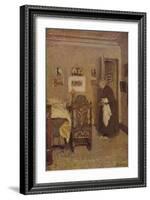 'The Housekeeper (About 1925)', c1925, (1946)-Edouard Vuillard-Framed Giclee Print