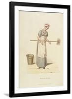 The Housemaid from 'The World in Miniature', 1827-William Henry Pyne-Framed Giclee Print