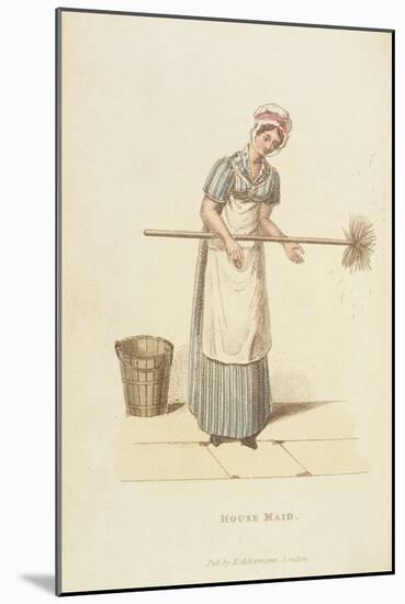 The Housemaid from 'The World in Miniature', 1827-William Henry Pyne-Mounted Giclee Print