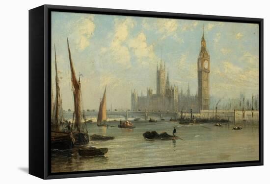 The Houses of Parliament, 1844-George the Elder Chambers-Framed Stretched Canvas