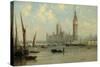 The Houses of Parliament, 1844-George the Elder Chambers-Stretched Canvas