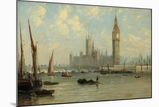 The Houses of Parliament, 1844-George the Elder Chambers-Mounted Giclee Print