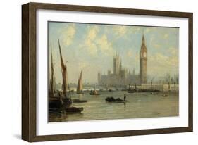 The Houses of Parliament, 1844-George the Elder Chambers-Framed Giclee Print