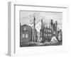 The Houses of Parliament after the Fire in 1834,-null-Framed Giclee Print