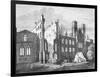 The Houses of Parliament after the Fire in 1834,-null-Framed Giclee Print