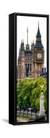 The Houses of Parliament and Big Ben - City of London - England - United Kingdom - Door Poster-Philippe Hugonnard-Framed Stretched Canvas