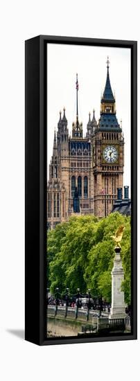 The Houses of Parliament and Big Ben - City of London - England - United Kingdom - Door Poster-Philippe Hugonnard-Framed Stretched Canvas