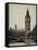 The Houses of Parliament and Big Ben - Hungerford Bridge and River Thames - City of London - UK-Philippe Hugonnard-Framed Stretched Canvas