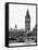 The Houses of Parliament and Big Ben - Hungerford Bridge and River Thames - City of London - UK-Philippe Hugonnard-Framed Stretched Canvas