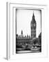 The Houses of Parliament and Big Ben - Hungerford Bridge and River Thames - City of London - UK-Philippe Hugonnard-Framed Premium Photographic Print