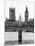 The Houses of Parliament and Big Ben - Hungerford Bridge and River Thames - City of London - UK-Philippe Hugonnard-Mounted Photographic Print