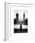 The Houses of Parliament and Big Ben - Hungerford Bridge and River Thames - City of London - UK-Philippe Hugonnard-Framed Art Print