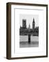 The Houses of Parliament and Big Ben - Hungerford Bridge and River Thames - City of London - UK-Philippe Hugonnard-Framed Art Print