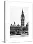 The Houses of Parliament and Big Ben - Hungerford Bridge and River Thames - City of London - UK-Philippe Hugonnard-Stretched Canvas