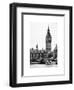 The Houses of Parliament and Big Ben - Hungerford Bridge and River Thames - City of London - UK-Philippe Hugonnard-Framed Art Print