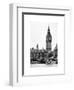 The Houses of Parliament and Big Ben - Hungerford Bridge and River Thames - City of London - UK-Philippe Hugonnard-Framed Art Print