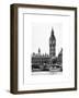 The Houses of Parliament and Big Ben - Hungerford Bridge and River Thames - City of London - UK-Philippe Hugonnard-Framed Art Print