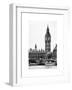 The Houses of Parliament and Big Ben - Hungerford Bridge and River Thames - City of London - UK-Philippe Hugonnard-Framed Art Print