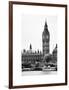 The Houses of Parliament and Big Ben - Hungerford Bridge and River Thames - City of London - UK-Philippe Hugonnard-Framed Art Print