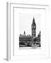 The Houses of Parliament and Big Ben - Hungerford Bridge and River Thames - City of London - UK-Philippe Hugonnard-Framed Art Print